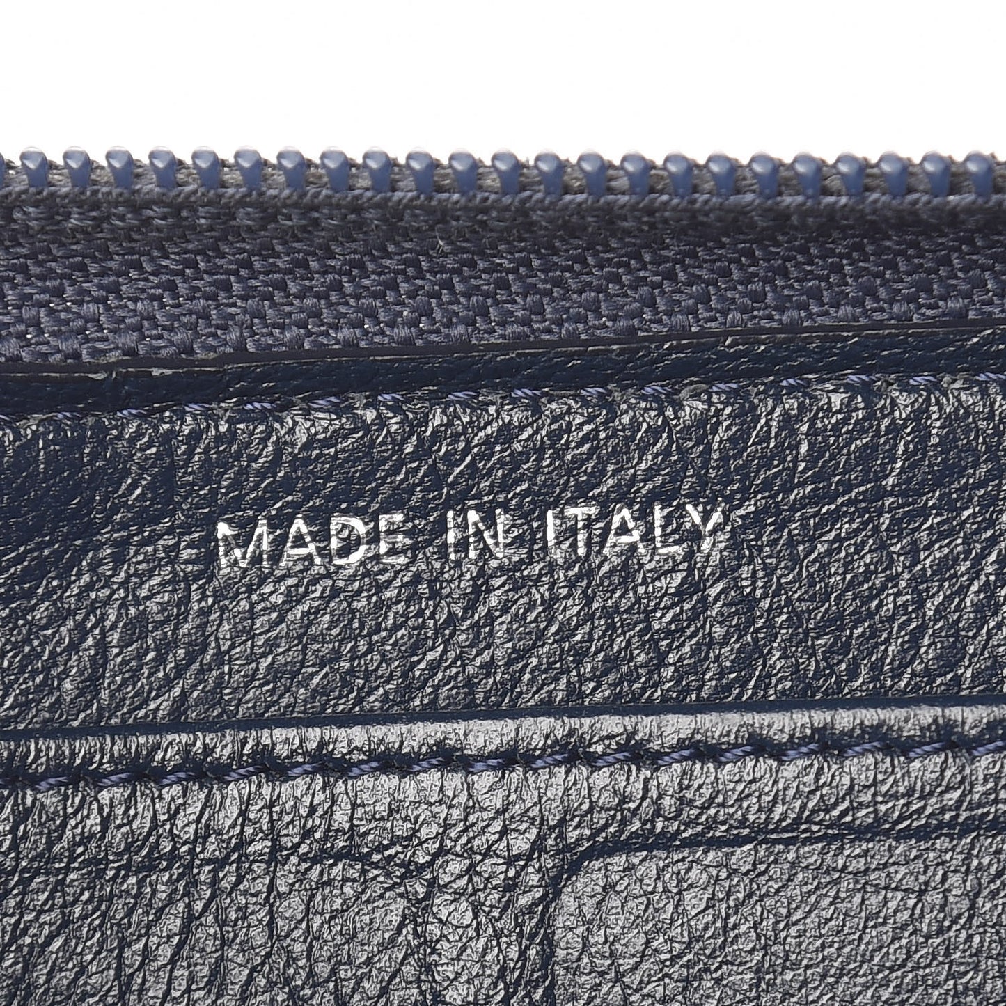 Caviar Large CC Timeless Zip Around Wallet Blue