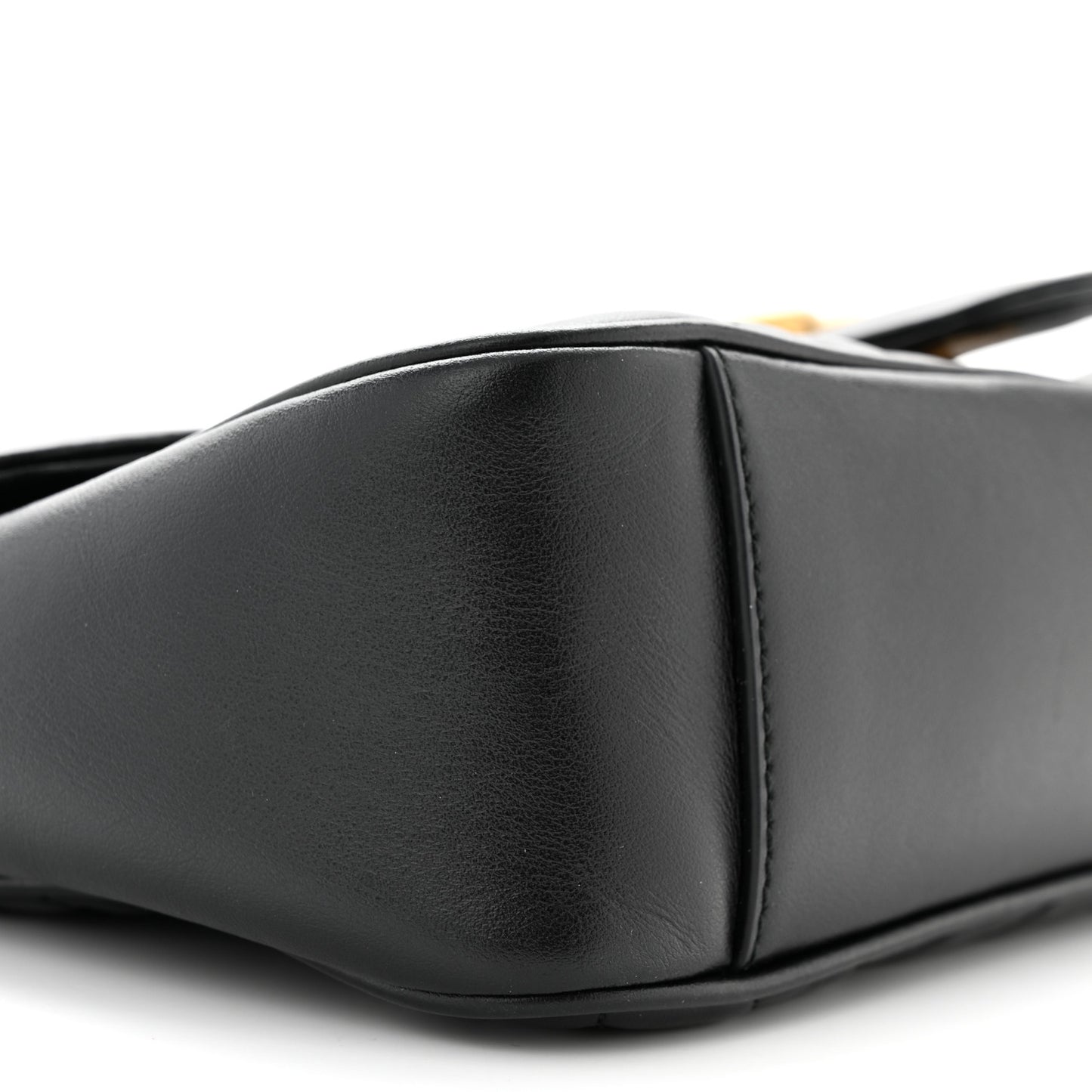 Calfskin Matelasse Small GG Marmont Shoulder Bag Black