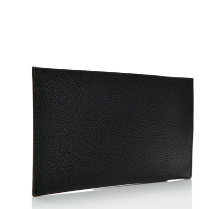 Louis Vuitton Calfskin Felicie Chain Wallet Card Holder Insert Black 3 of 6