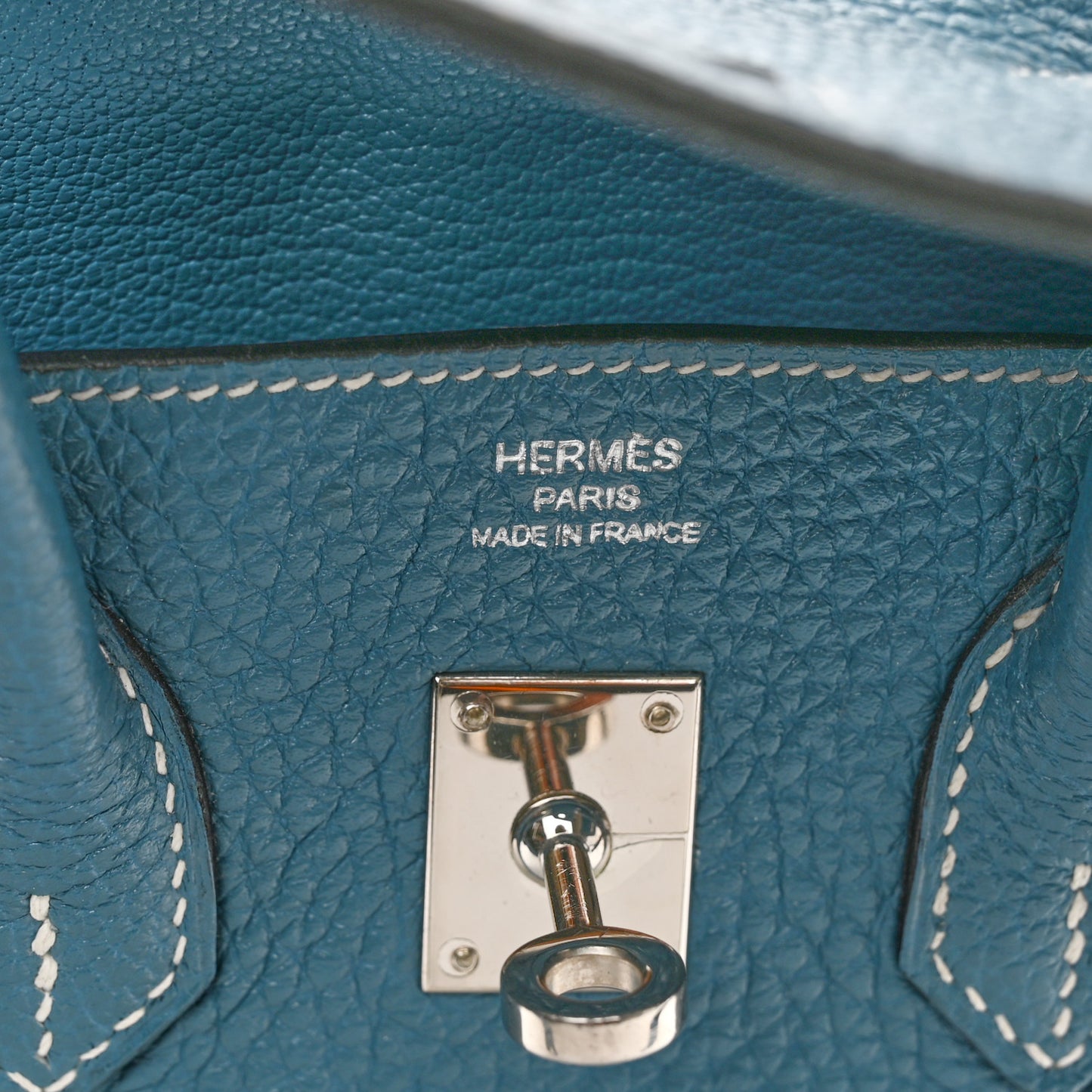 Togo Birkin 25 Blue Jean