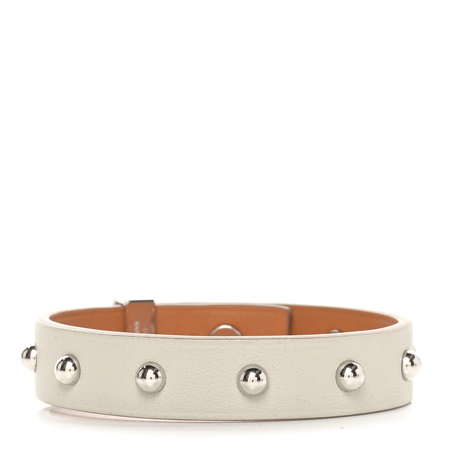 Hermes Swift Mini Dog Clous Ronds Bracelet T2 Gris Asphalte 3 of 6