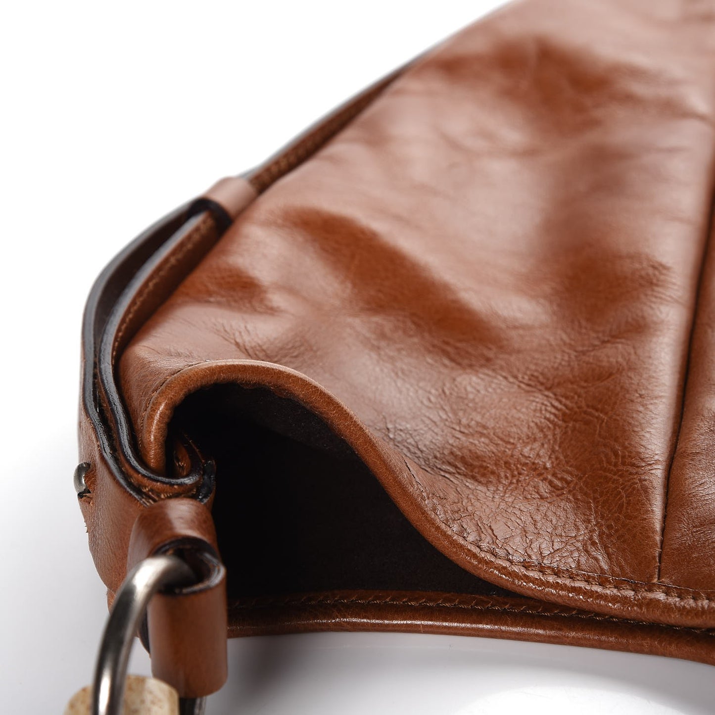 Buffalo Large Mombasa Horn Hobo Brown