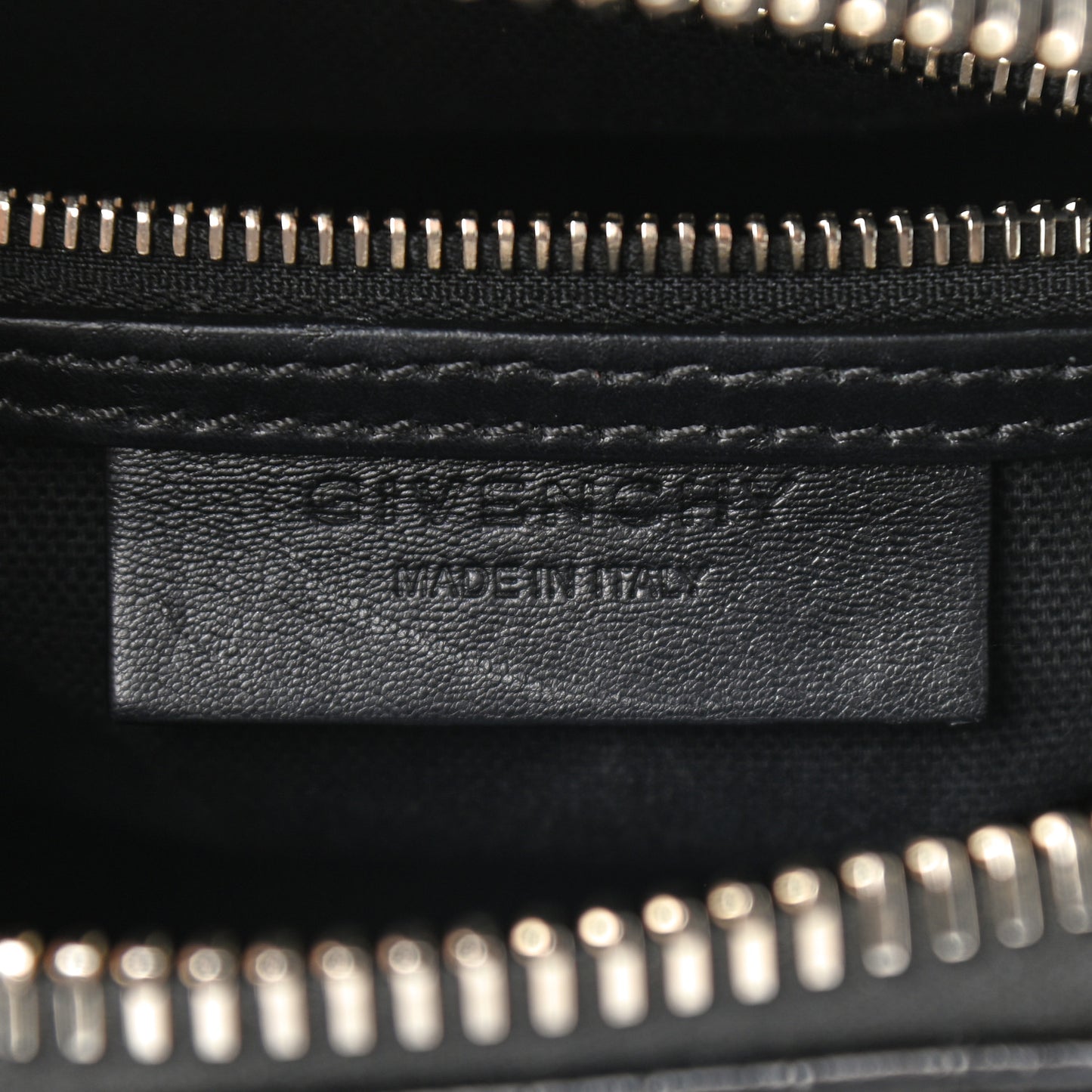 Calfskin Crocodile Embossed Mini Antigona Black
