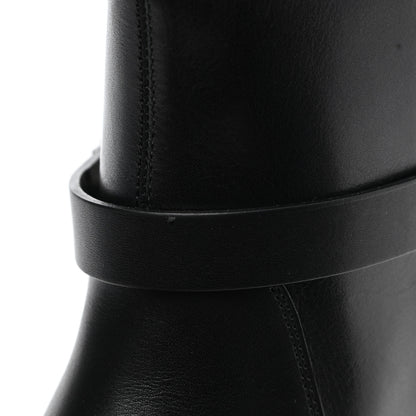 Hermes Calfskin Neo Low Boots 38 Black 12 of 13