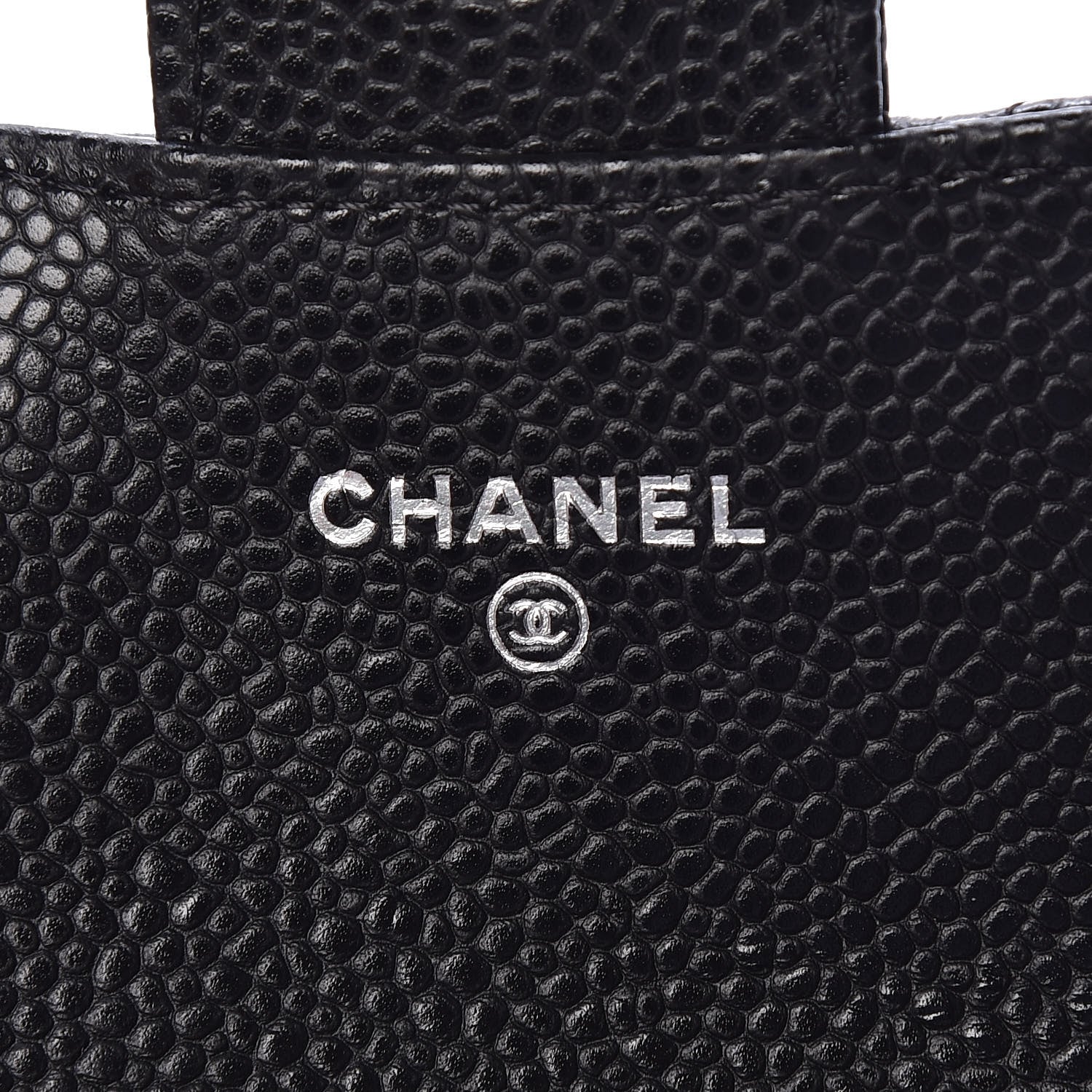Chanel Caviar Quilted Flap Card Holder Wallet Black 6 of 9
