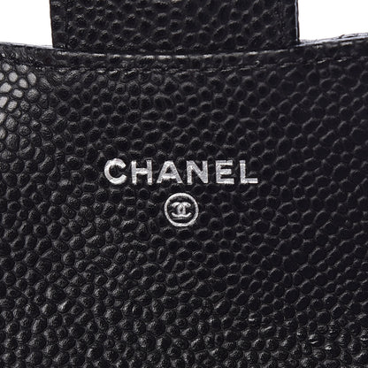 Chanel Caviar Quilted Flap Card Holder Wallet Black 6 of 9