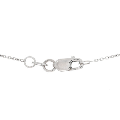 Roberto Coin 18K White Gold Diamond Tiny Treasures Hamsa Pendant Necklace 4 of 5