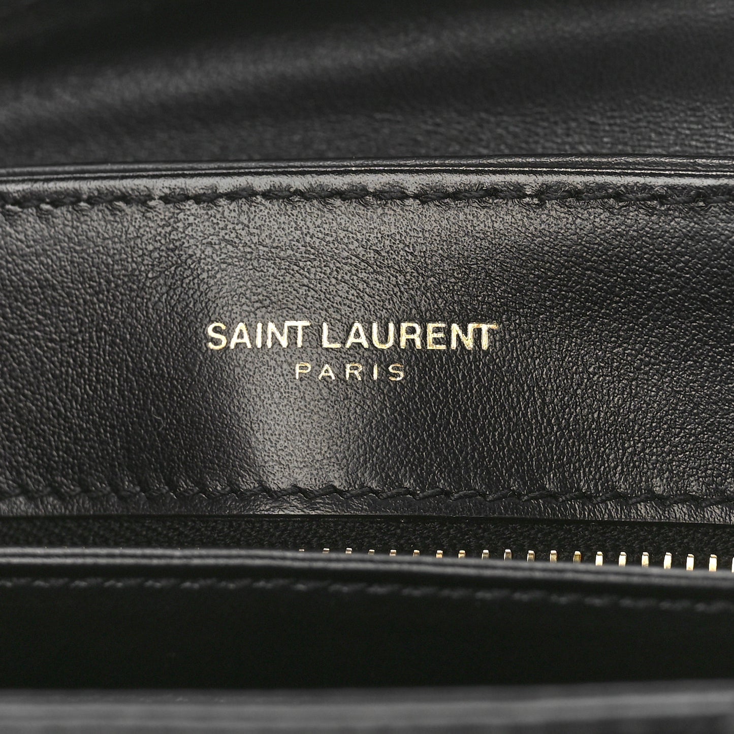 Calfskin Y Quilted Monogram Toy Loulou Crossbody Bag Black