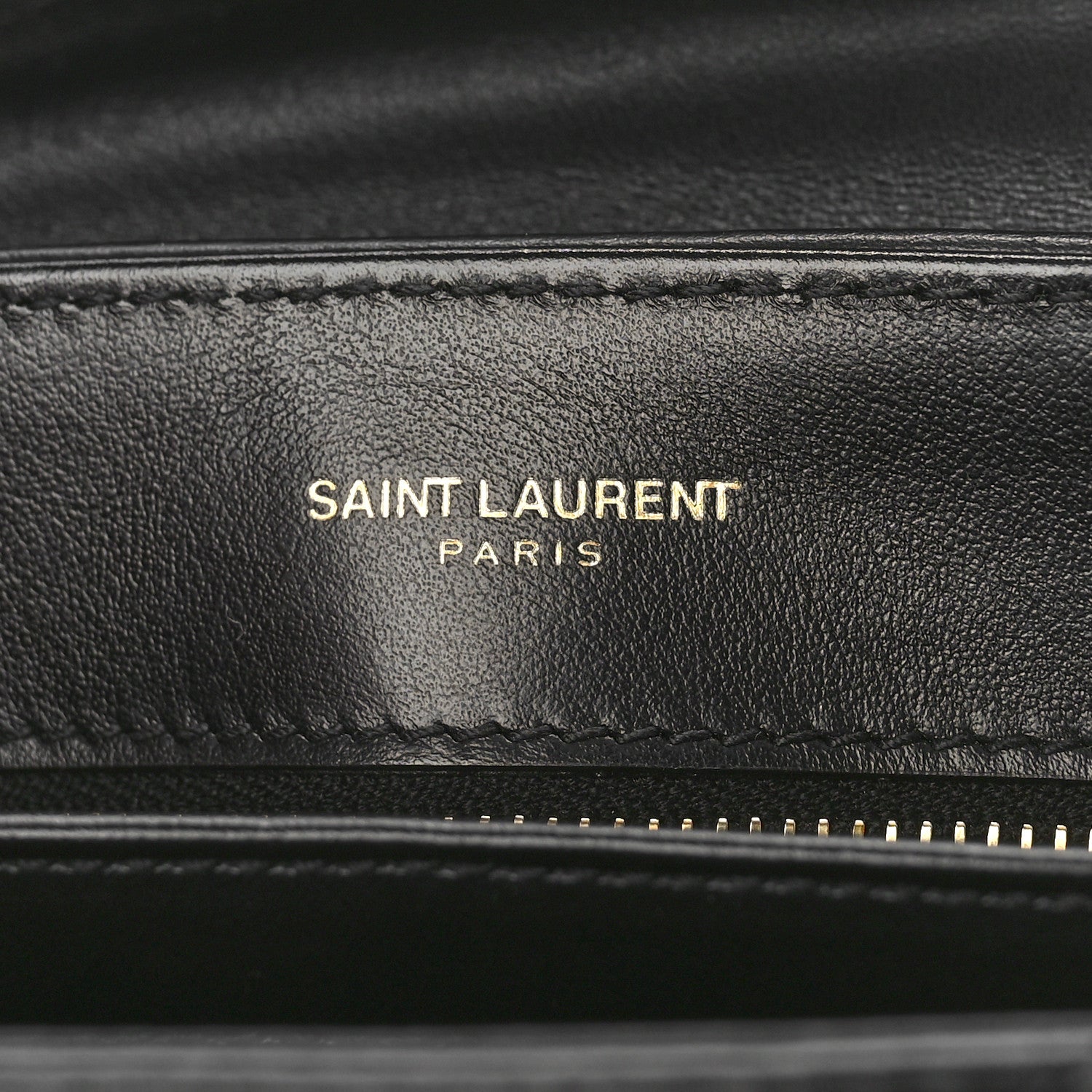 Saint Laurent Calfskin Y Quilted Monogram Toy Loulou Crossbody Bag Black 6 of 8