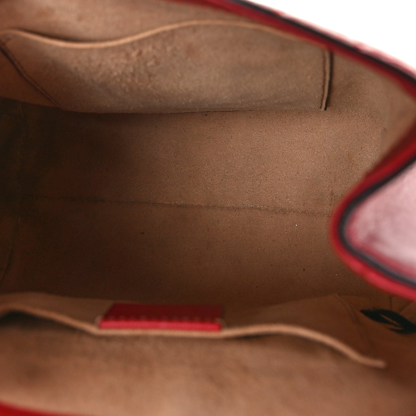 Guccissima Signature Padlock Backpack Hibiscus Red