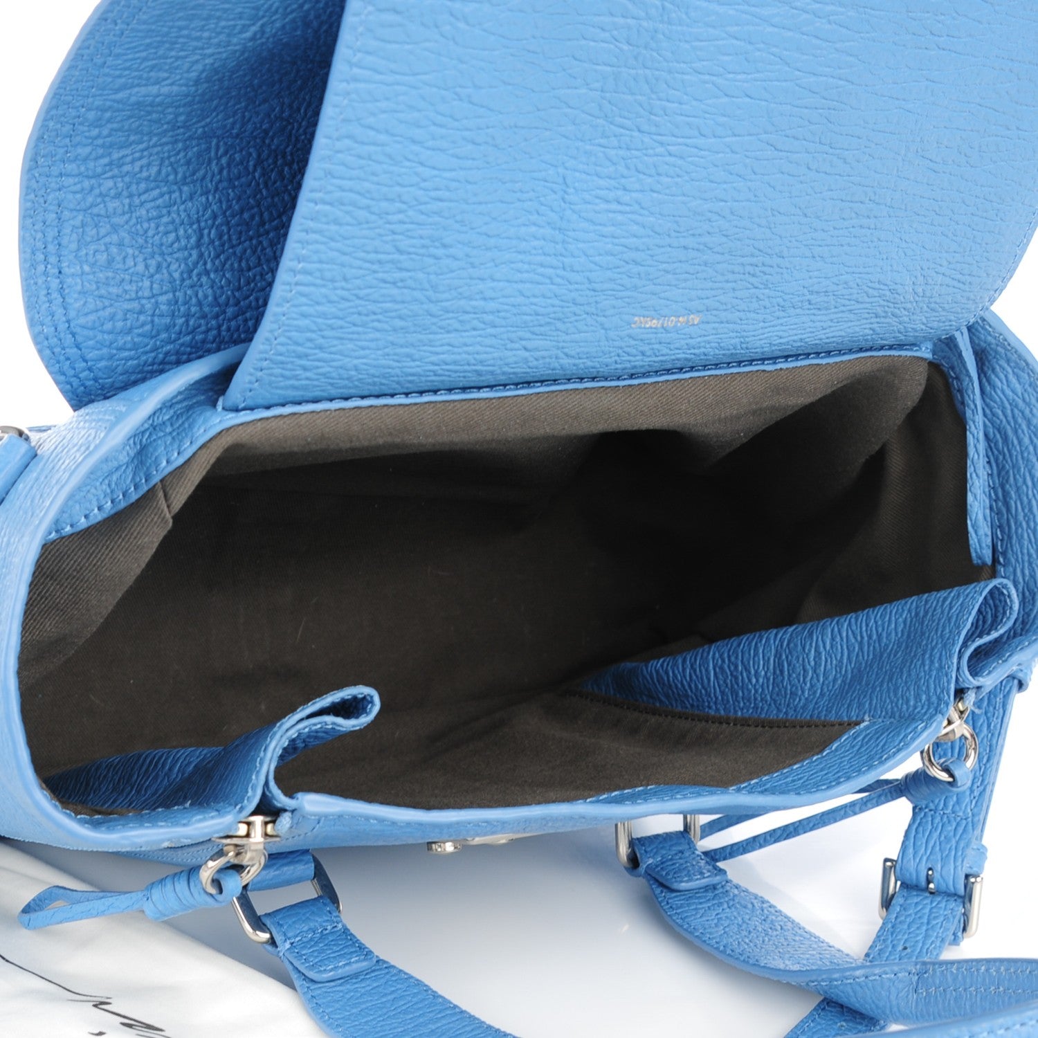 3.1 Phillip Lim 3.1 Textured Calfskin Medium Pashli Satchel Memphis Blue 5 of 8
