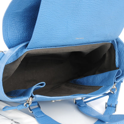 3.1 Phillip Lim 3.1 Textured Calfskin Medium Pashli Satchel Memphis Blue 5 of 8