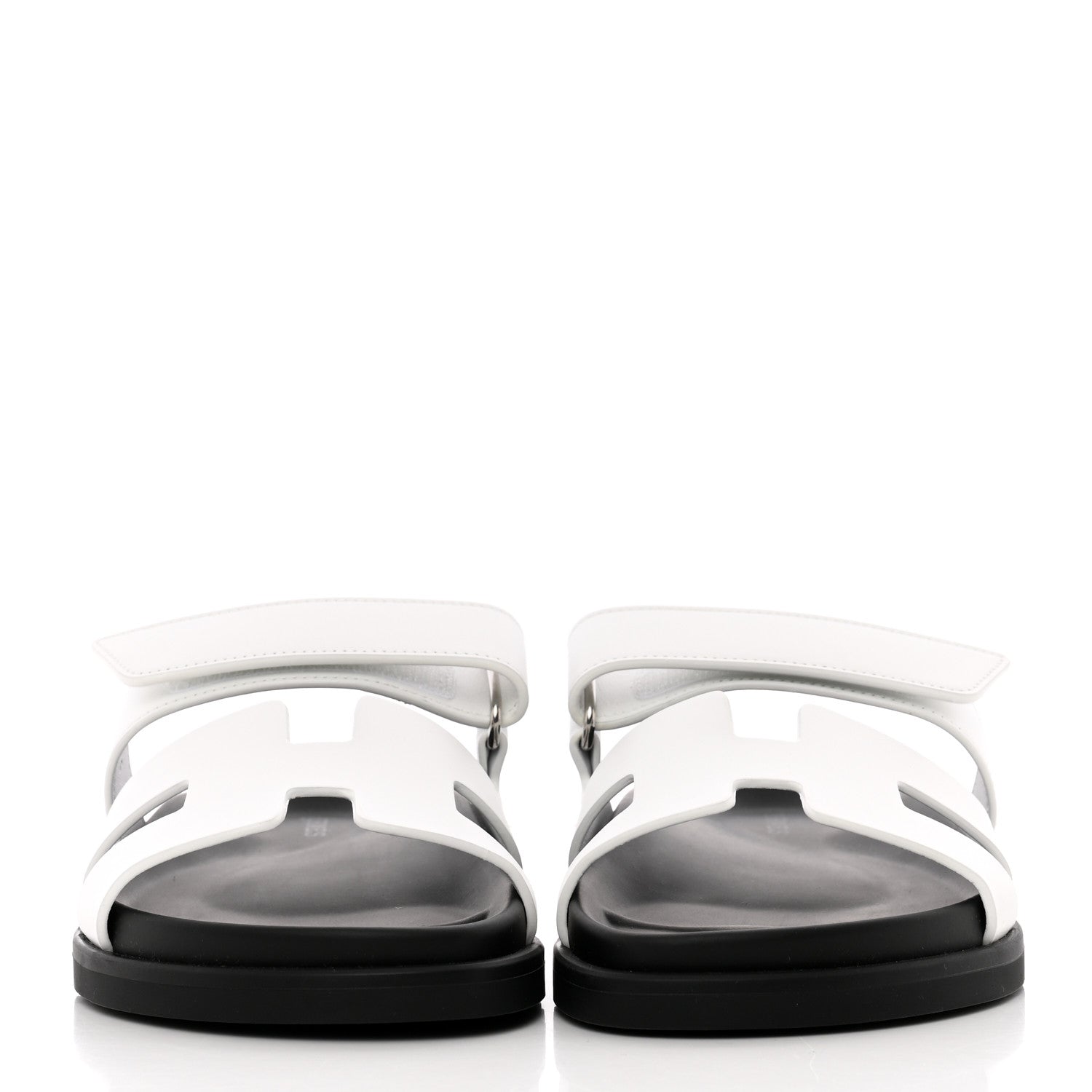 Hermes Calfskin Womens Chypre Sandals 36 White 2 of 12