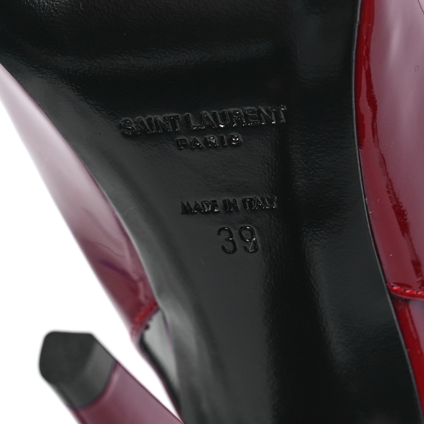 Patent Venus 110 Slingback Pumps 39 Hot Red