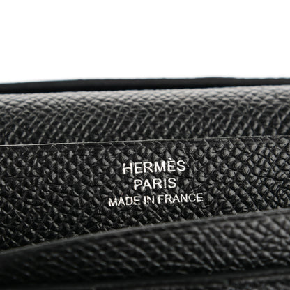 Hermes Epsom Bearn Gusset Wallet Black 5 of 6