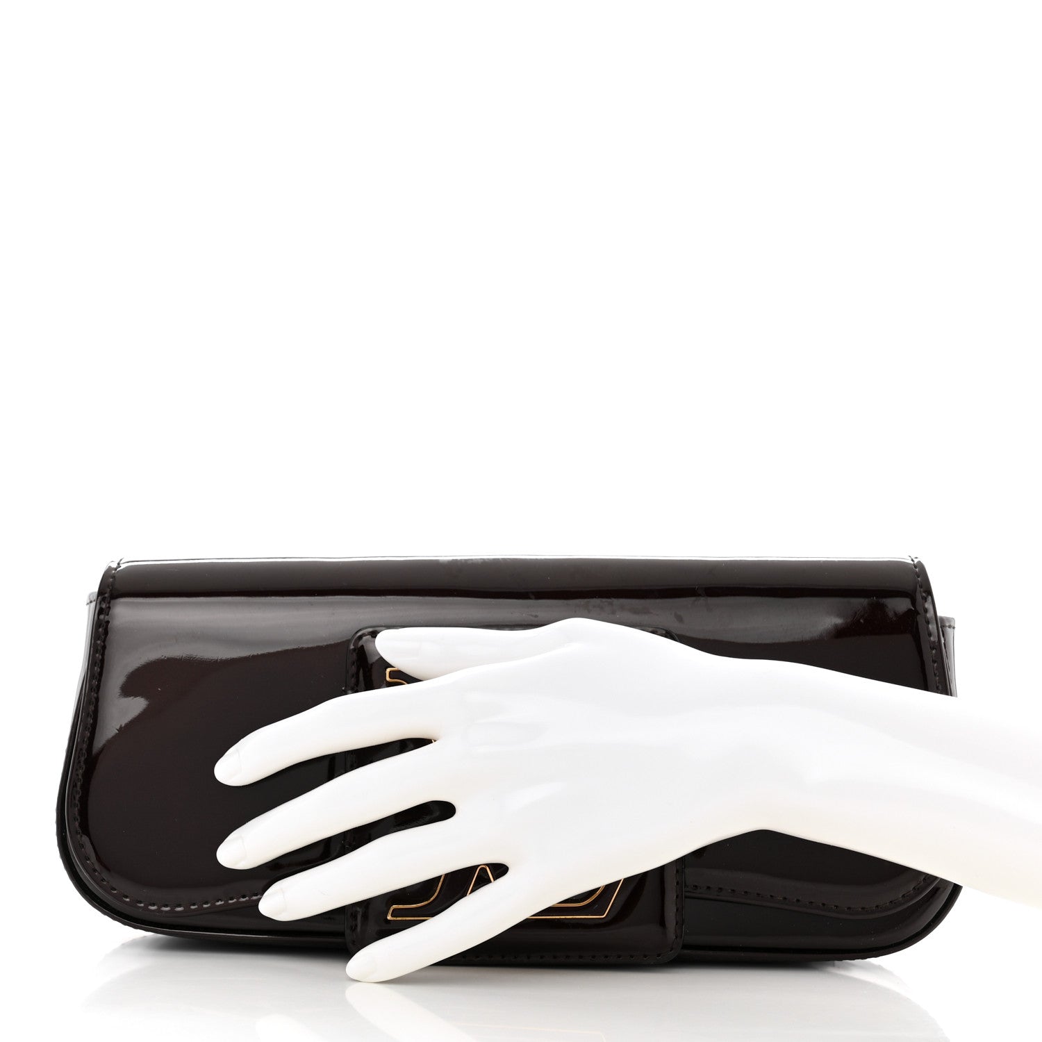 Louis Vuitton Patent Sobe Clutch Rouge Fauviste 2 of 8