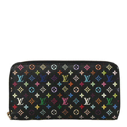 Louis Vuitton Monogram Multicolor Zippy Wallet Black Grenade 1 of 15