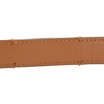 Fendi Vitello Cruise FF 20mm Belt 90 36 Caramello 6 of 6