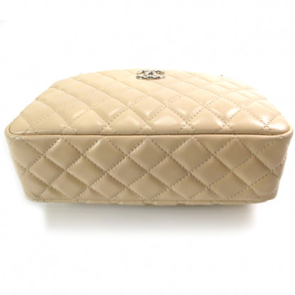 Chanel Lambskin Quilted Camera Case Beige Clair 4 of 12