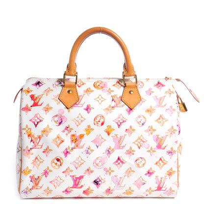 Louis Vuitton Watercolor Aquarelle Speedy 30 White 1 of 8