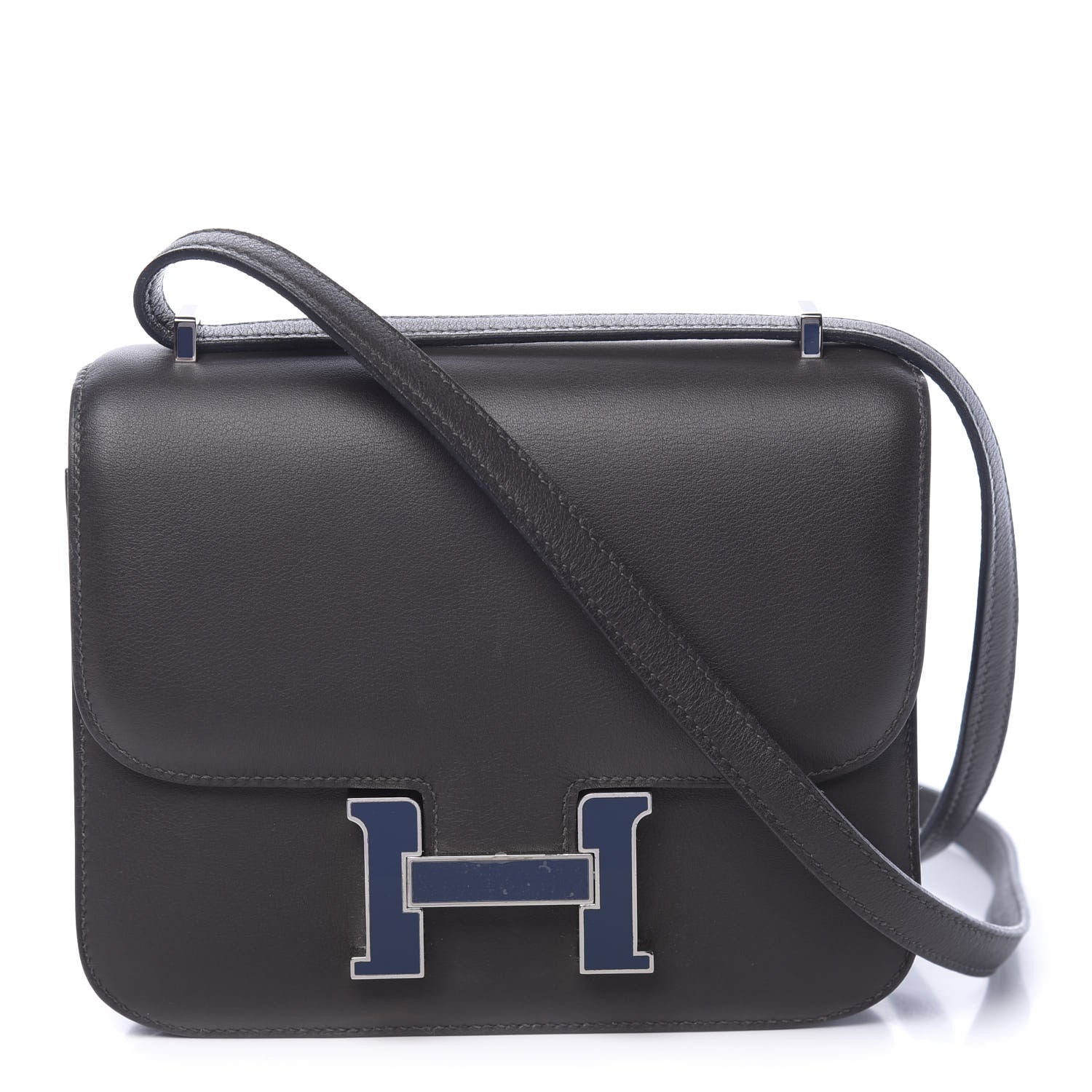 Hermes Swift Enamel Constance 18 Graphite 1 of 21