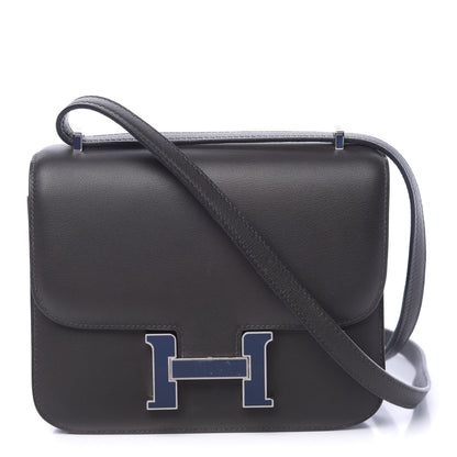 Hermes Swift Enamel Constance 18 Graphite 1 of 21