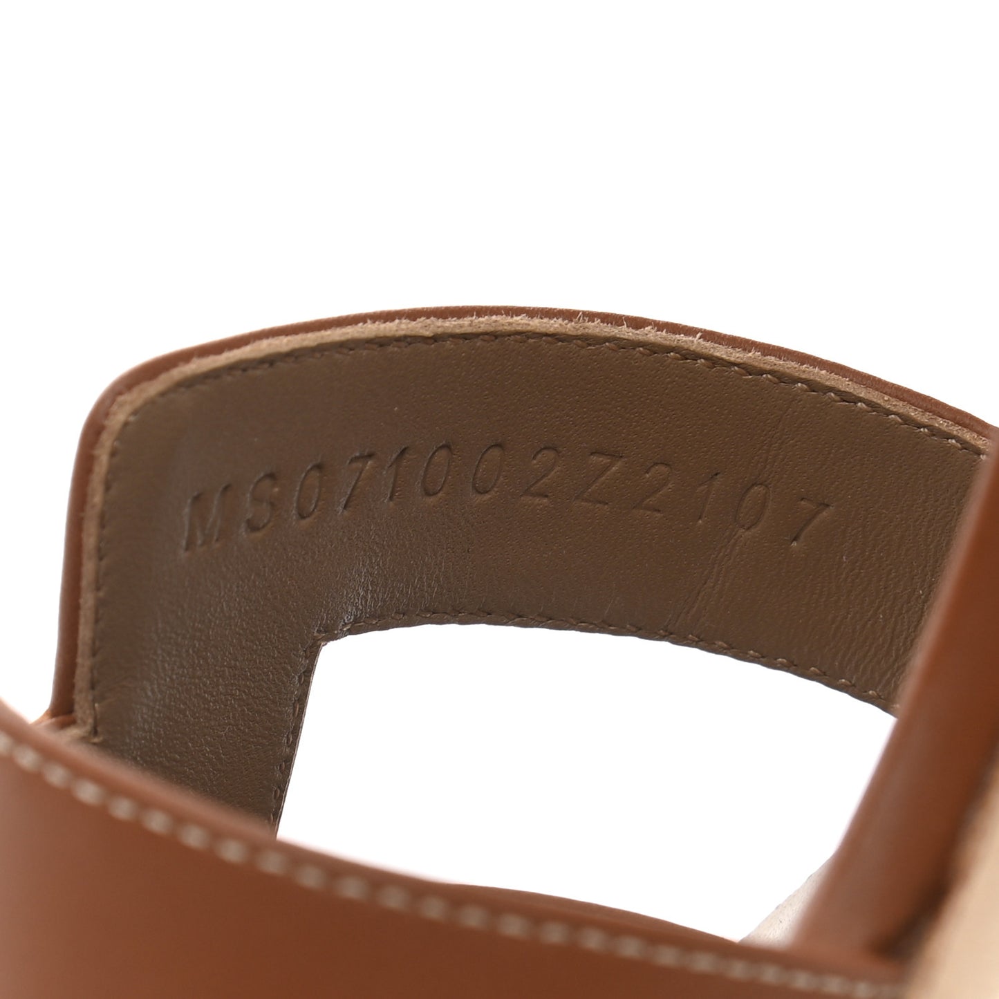Calfskin Oasis Sandals 38.5 Gold
