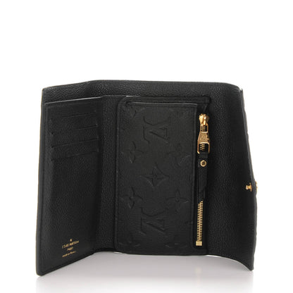 Louis Vuitton Empreinte Compact Curieuse Wallet Black 5 of 8