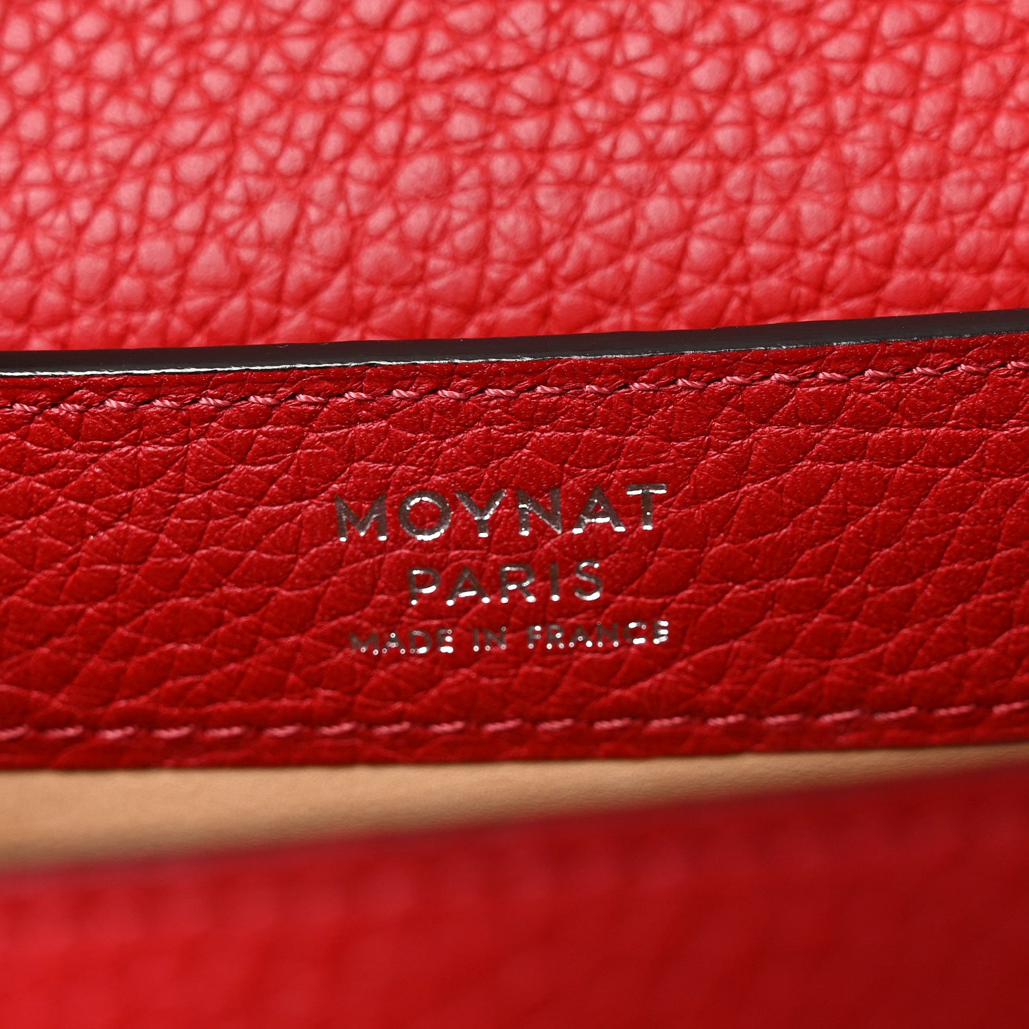 Moynat Taurillon Blush Rejane PM Red 6 of 9
