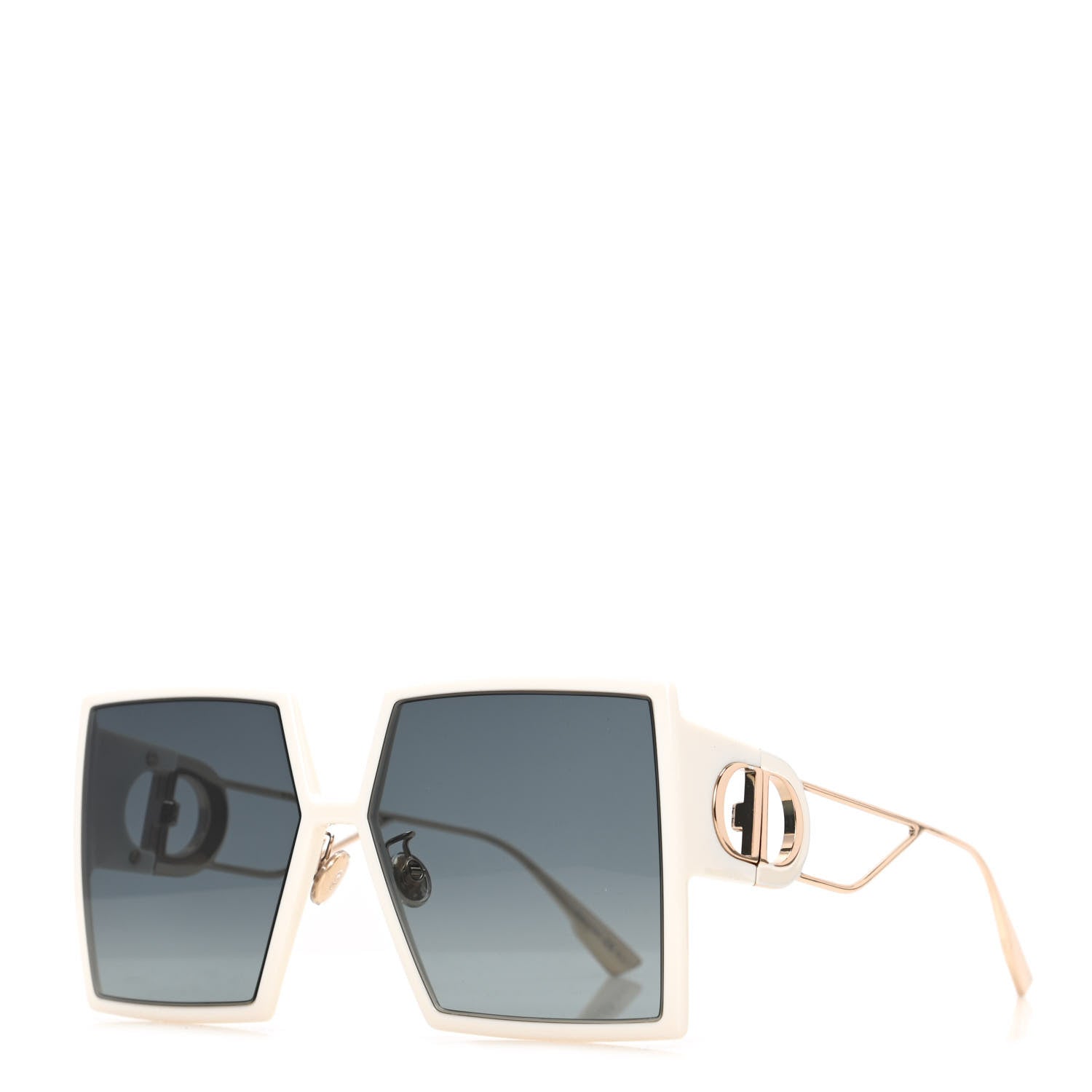 Christian Dior Acetate Square 30 Montaigne Sunglasses White 1 of 7