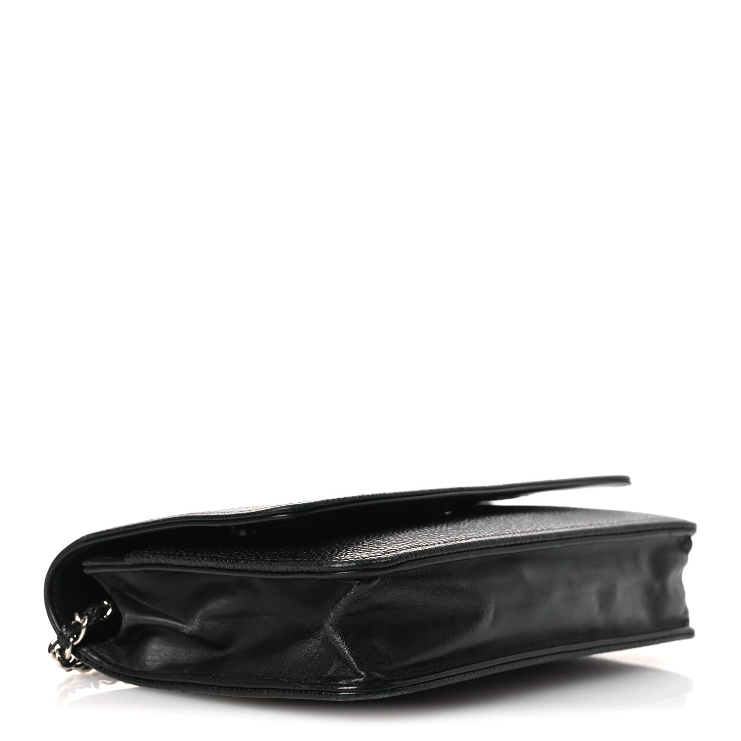Chanel Caviar Timeless CC Wallet On Chain WOC Black 4 of 16