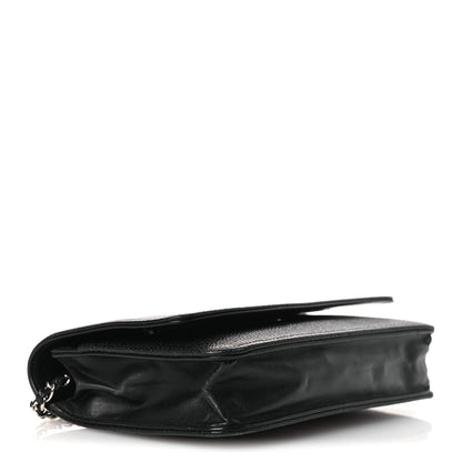 Chanel Caviar Timeless CC Wallet On Chain WOC Black 4 of 16