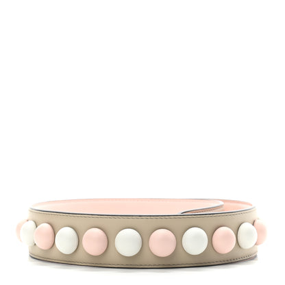 Fendi Calfskin Studded Strap You Pink Multicolor 2 of 5