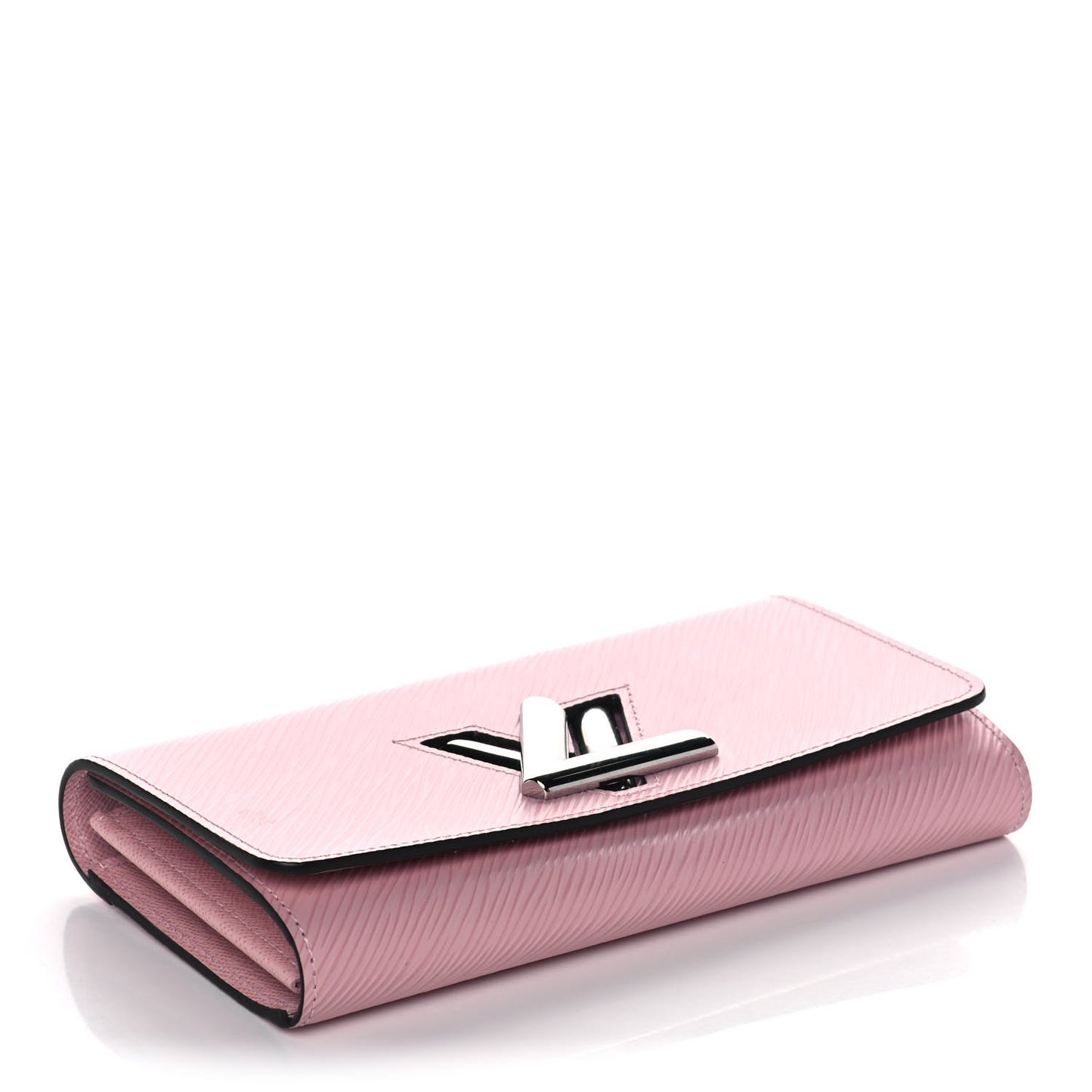 Epi Twist Wallet Rose Ballerine