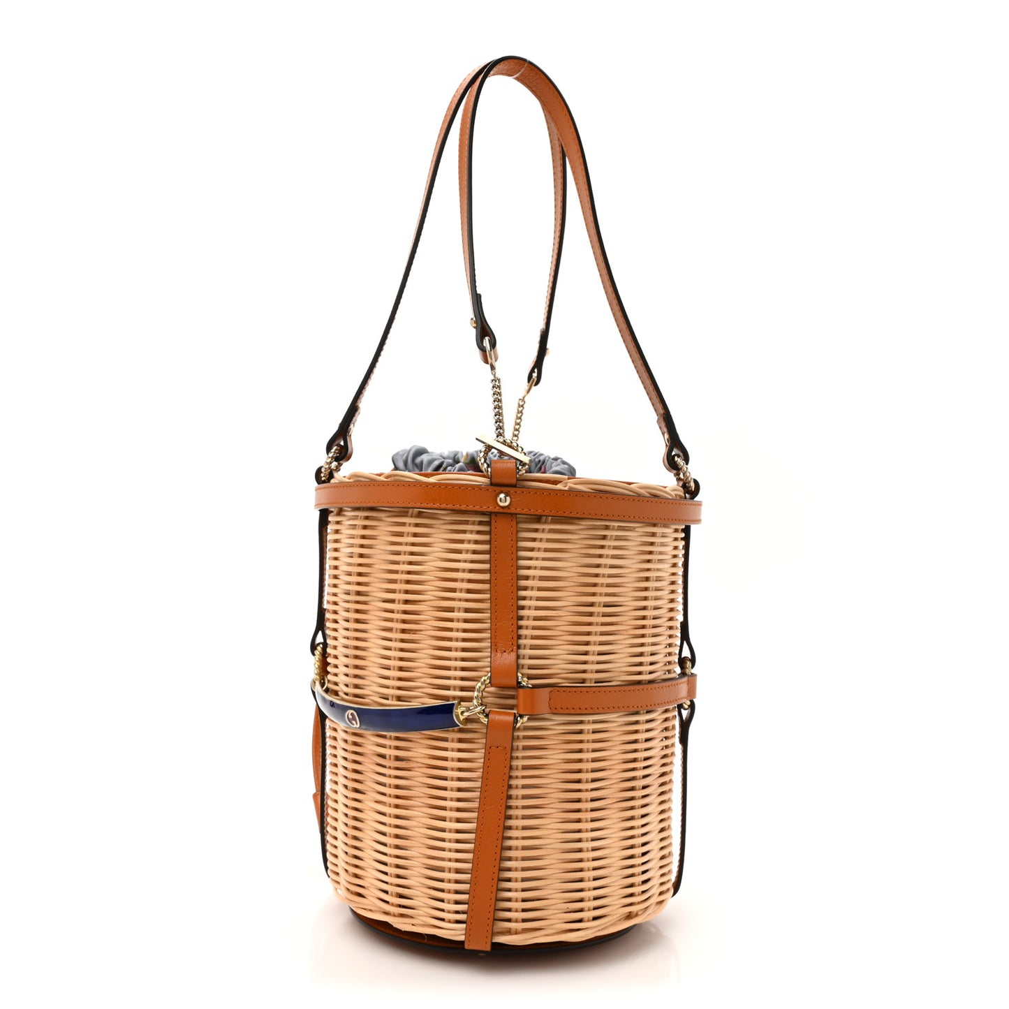 Wicker Bucket Bag Natural