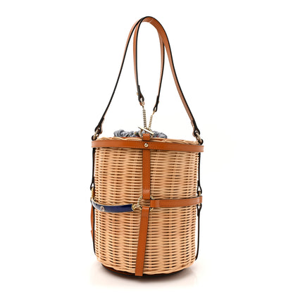 Gucci Wicker Bucket Bag Natural 3 of 10