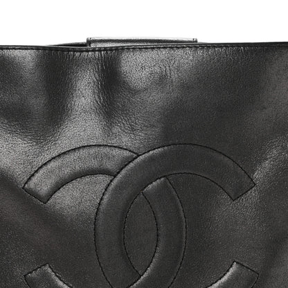 Chanel Iridescent Calfskin CC East West Shopping Tote Black 8 of 10