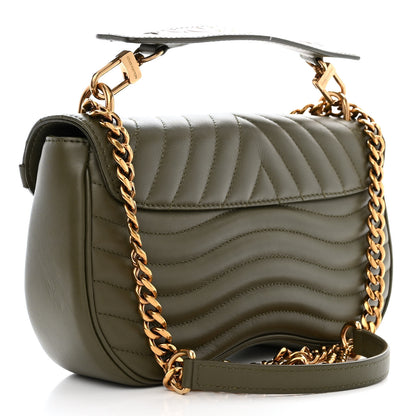 Louis Vuitton Calfskin New Wave Chain MM Kaki 3 of 10