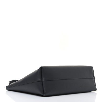 Saint Laurent Calfskin Large Shopping Tote Navy 4 of 22