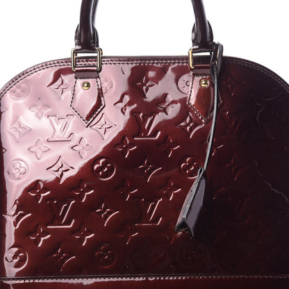 Louis Vuitton Vernis Alma PM Rouge Fauviste 8 of 13