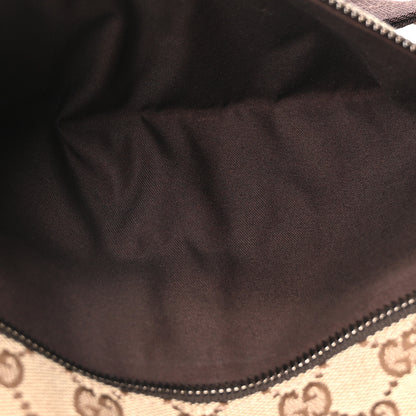 Gucci GG Monogram Double Pocket Belt Bag Dark Brown 5 of 10