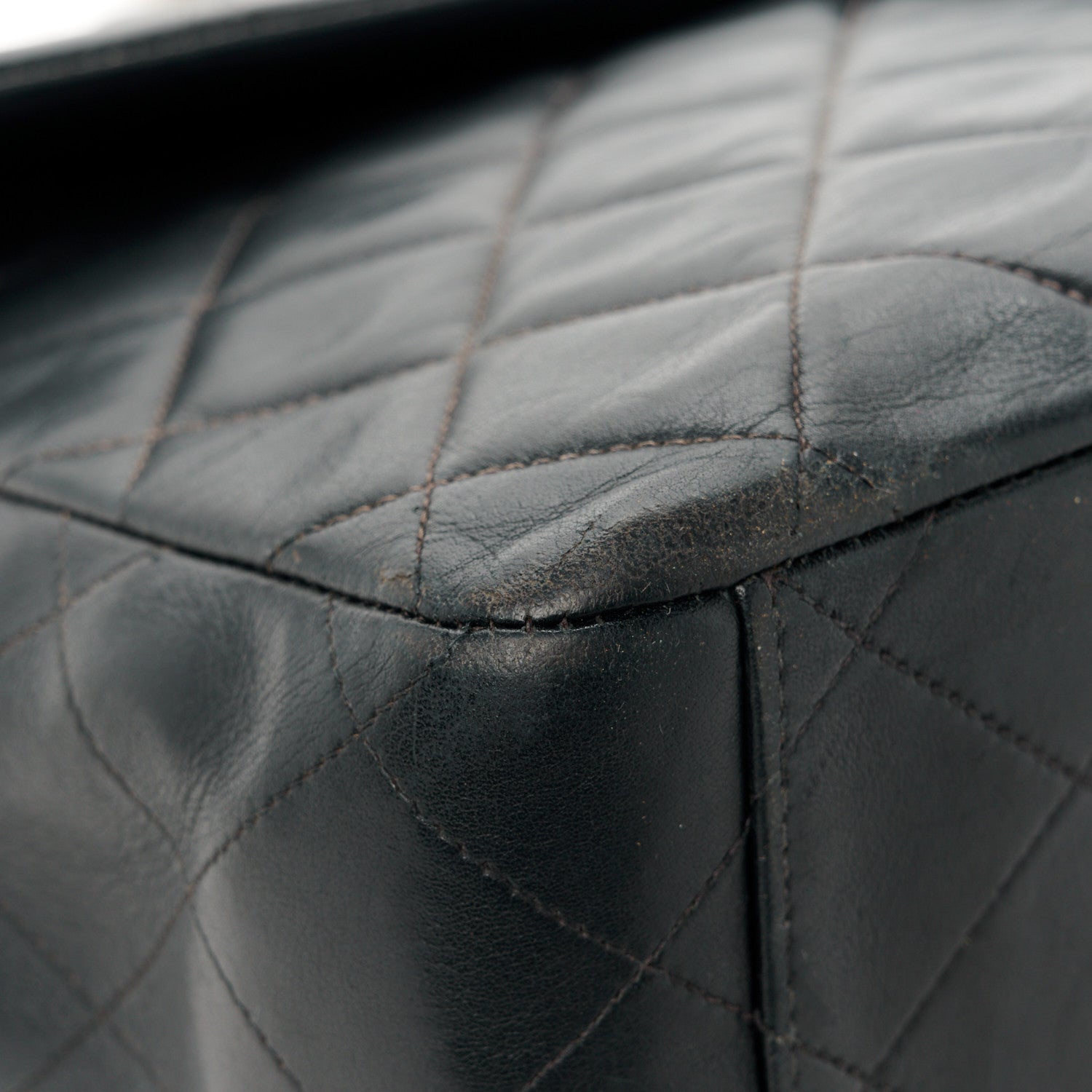 Chanel Lambskin Quilted XL Jumbo Single Flap Black 16 of 16