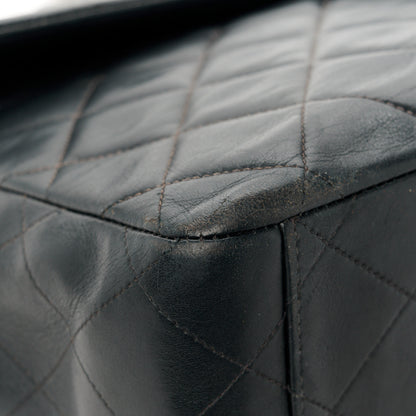Chanel Lambskin Quilted XL Jumbo Single Flap Black 16 of 16