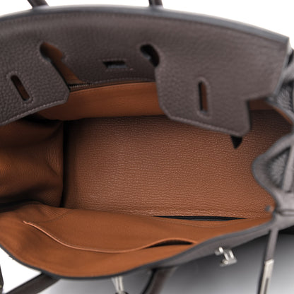 Hermes Togo Verso Birkin 25 Ebene Gold 4 of 12