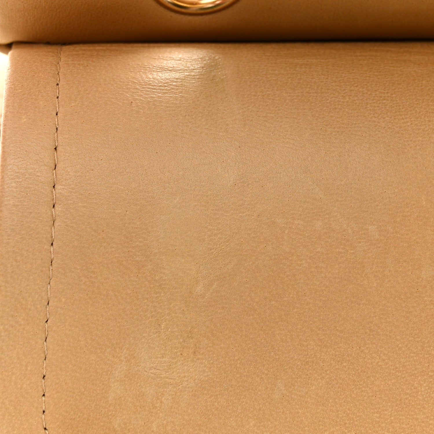 Chanel Lambskin Quilted Medium Double Flap Beige 11 of 14