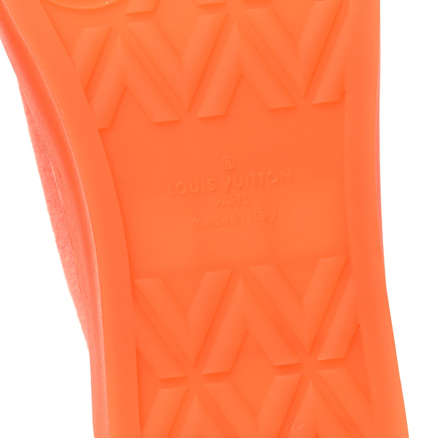 Canvas Monogram Mens Tattoo Sneakers 8 Orange