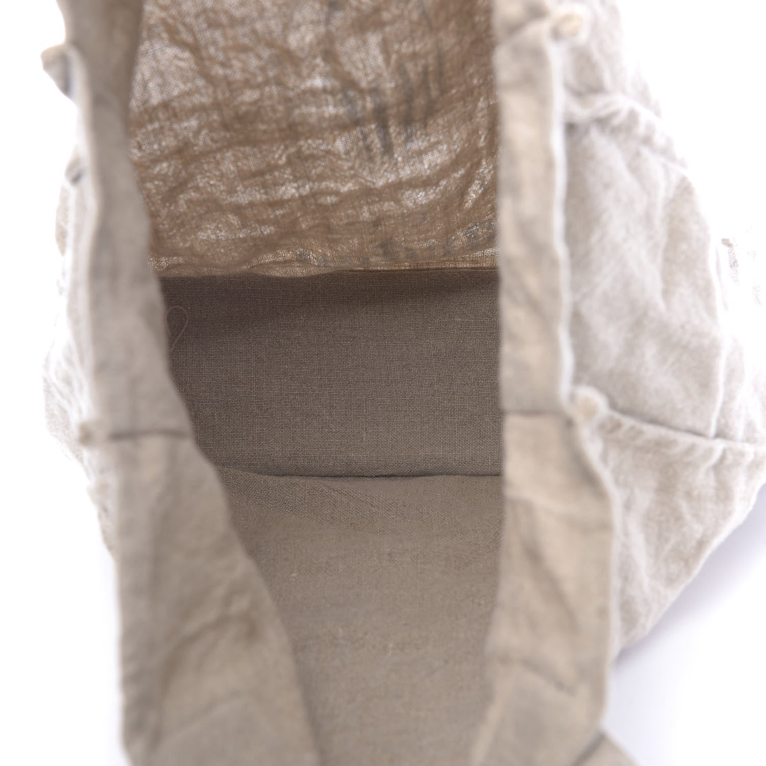 Gucci X JAYDE FISH Linen Hand Print Garden Tote Beige 5 of 12