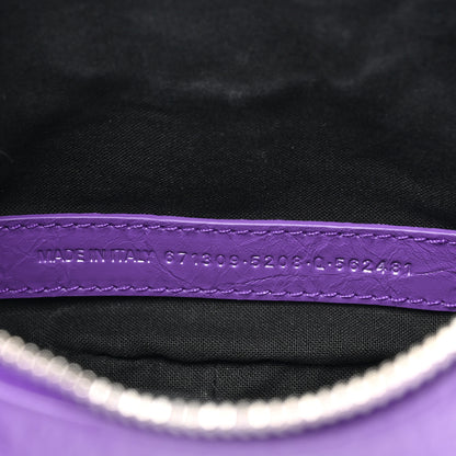 Balenciaga Agneau Arena Le Cagole Shoulder Bag XS Purple 7 of 10
