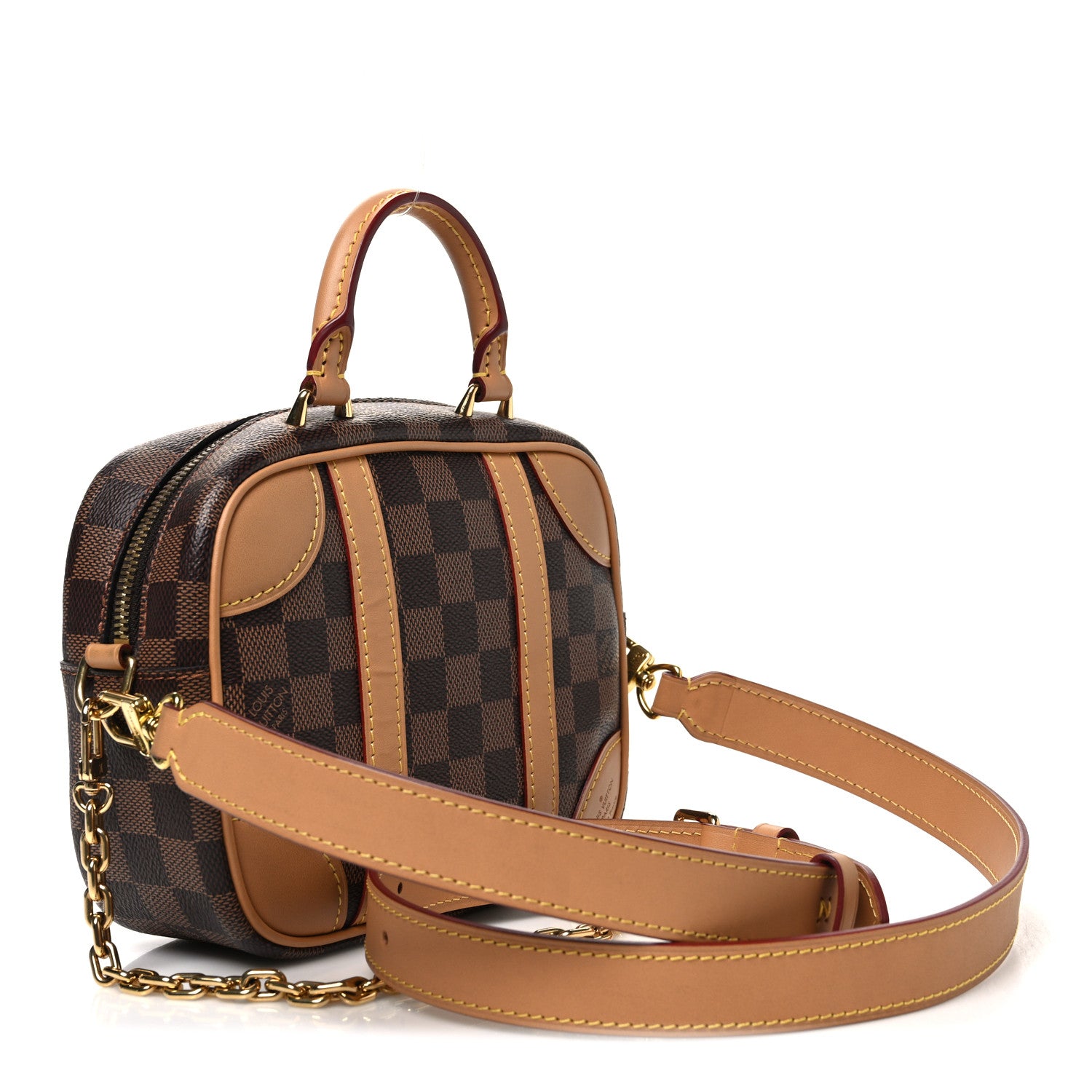 Louis Vuitton Damier Ebene Valisette Souple BB 3 of 9