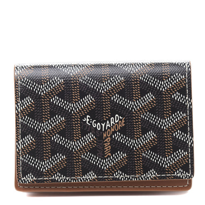 Goyard Goyardine Business Card Holder Black Gold 1 of 7